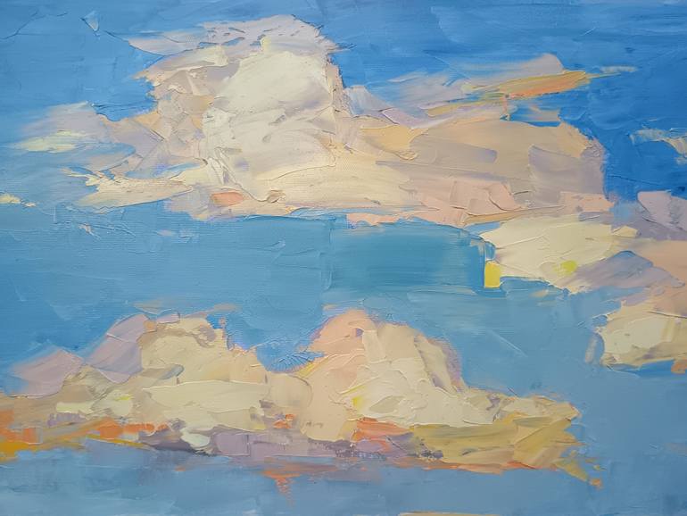 Original Expressionism Landscape Painting by Emilia Milcheva