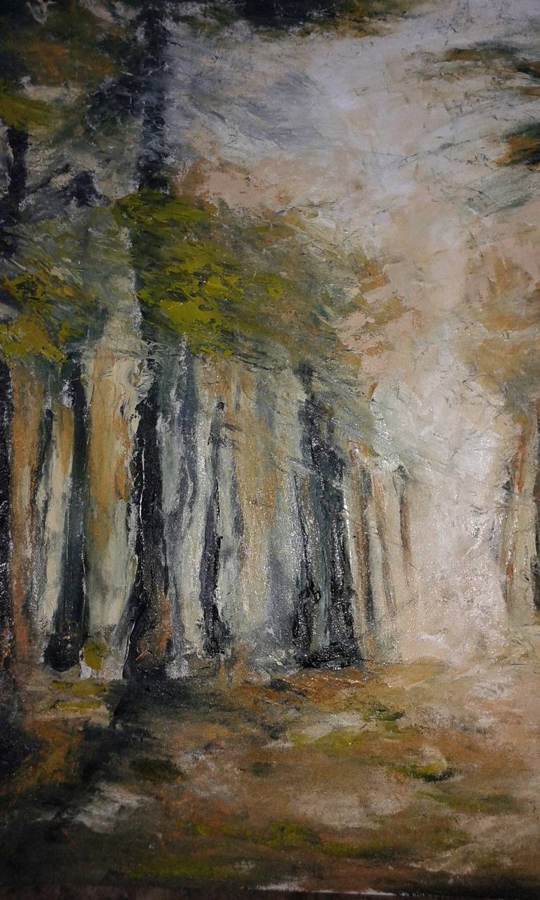 Original Expressionism Landscape Painting by Emilia Milcheva