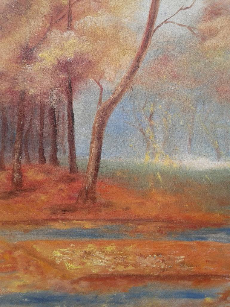 Original Expressionism Landscape Painting by Emilia Milcheva