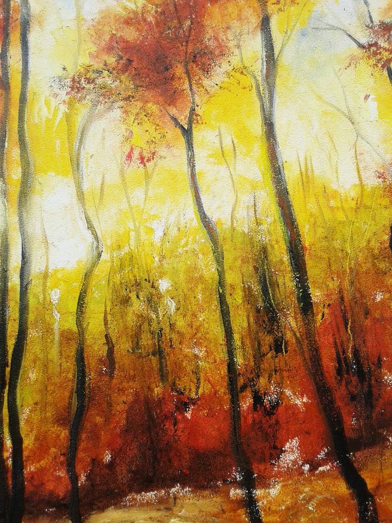 Original Expressionism Landscape Painting by Emilia Milcheva