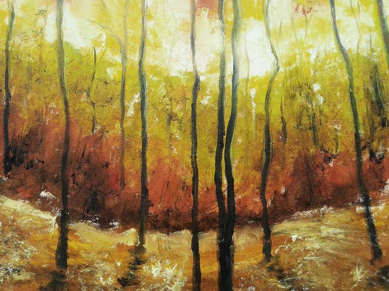 Original Expressionism Landscape Painting by Emilia Milcheva