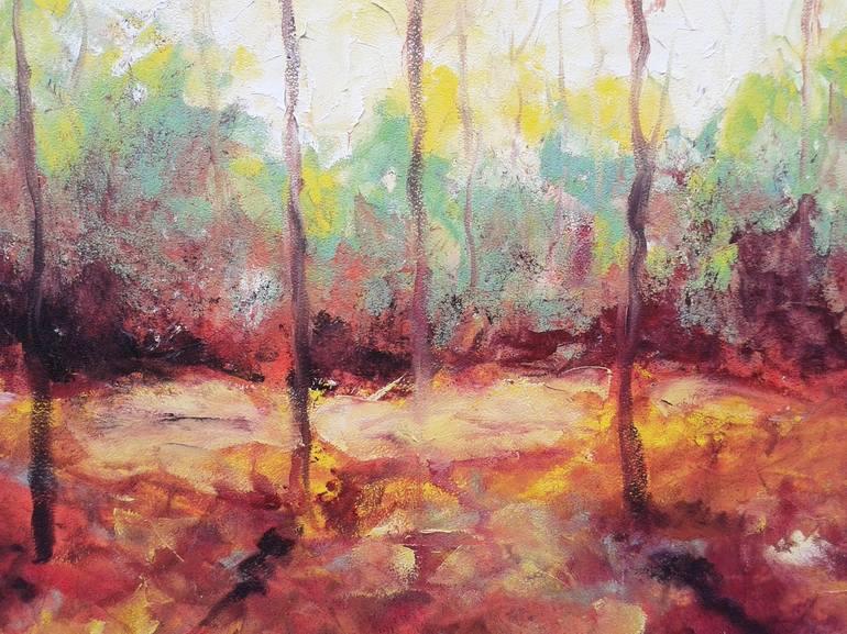 Original Expressionism Landscape Painting by Emilia Milcheva