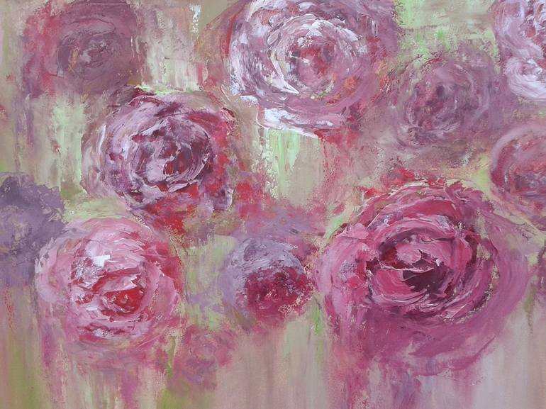 Original Expressionism Floral Painting by Emilia Milcheva