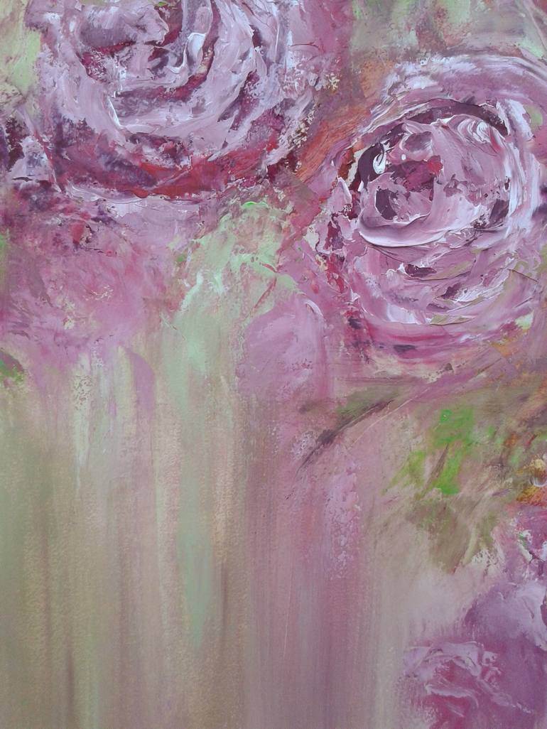 Original Expressionism Floral Painting by Emilia Milcheva