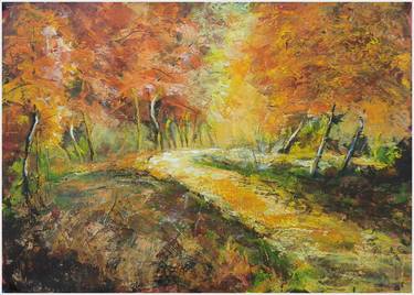 Original Expressionism Landscape Paintings by Emilia Milcheva