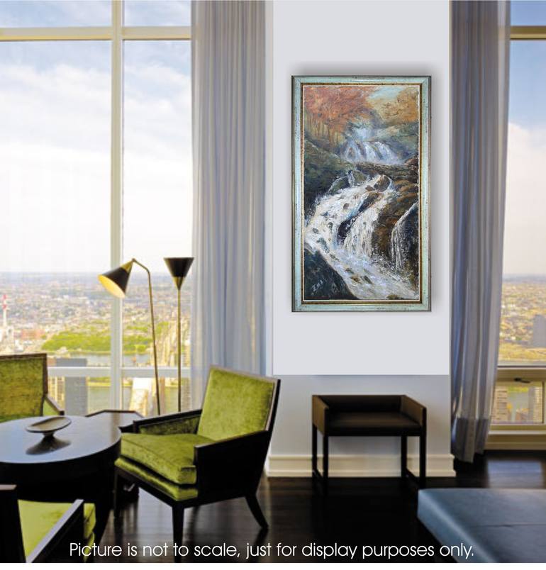 Original Expressionism Landscape Painting by Emilia Milcheva