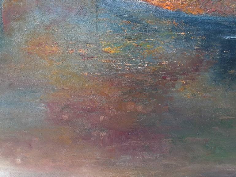 Original Expressionism Landscape Painting by Emilia Milcheva