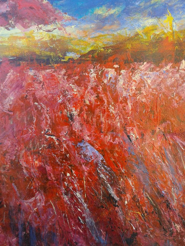 Original Expressionism Landscape Painting by Emilia Milcheva