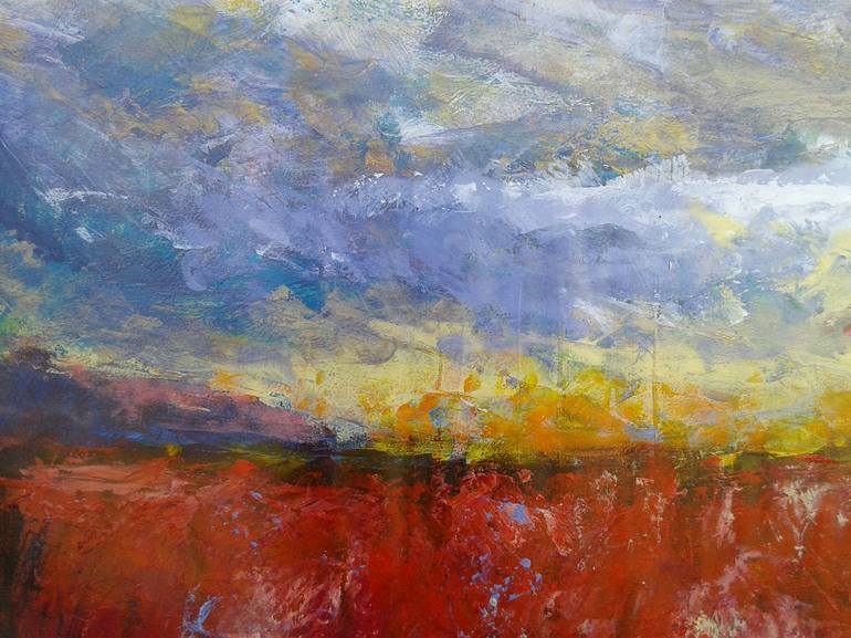 Original Expressionism Landscape Painting by Emilia Milcheva