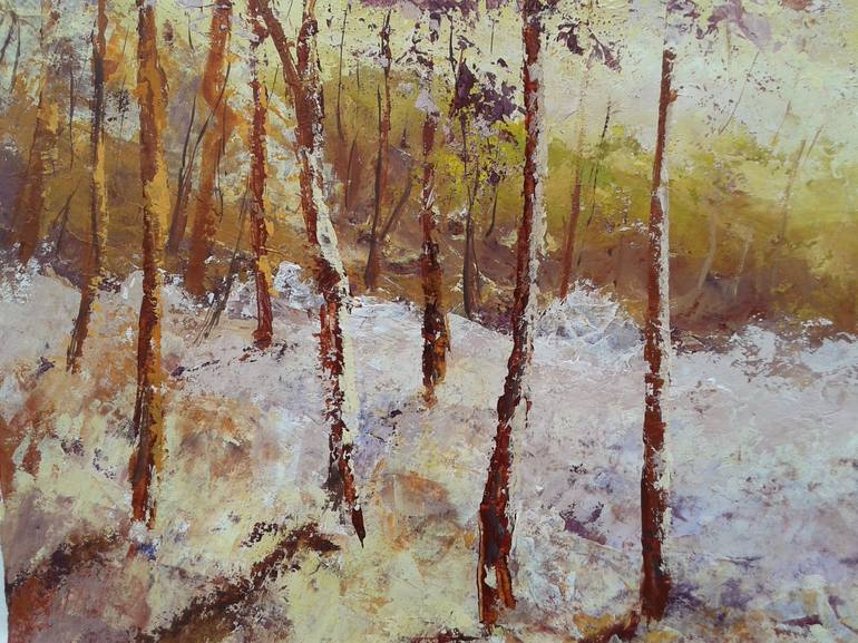 Original Expressionism Nature Painting by Emilia Milcheva