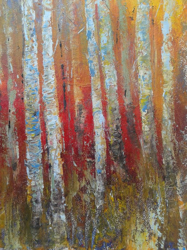 Original Expressionism Landscape Painting by Emilia Milcheva