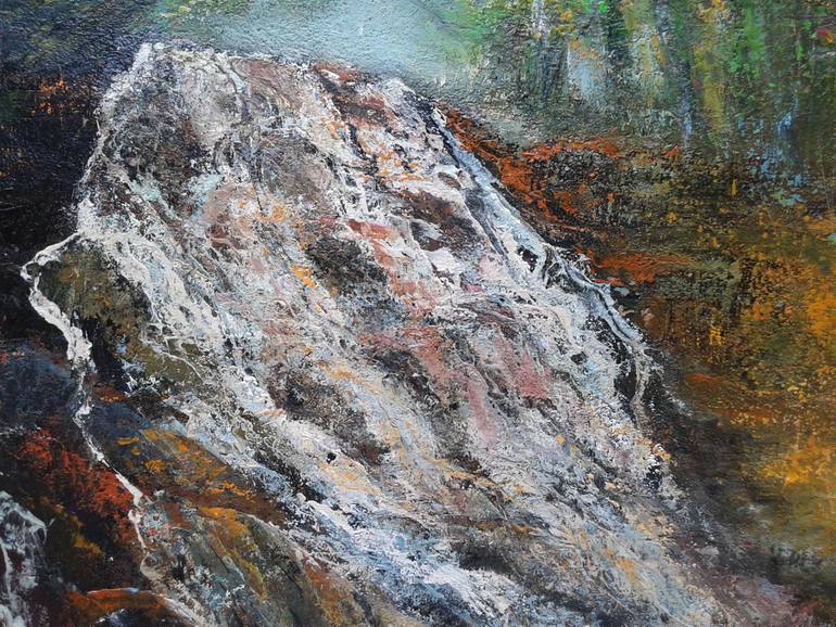 Original Expressionism Landscape Painting by Emilia Milcheva