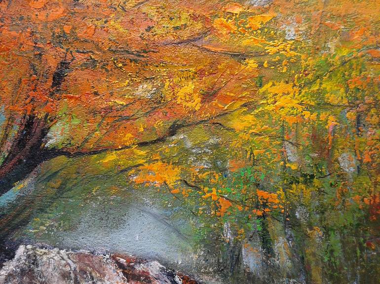 Original Expressionism Landscape Painting by Emilia Milcheva