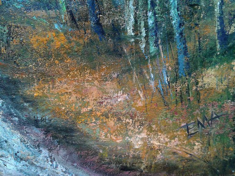 Original Expressionism Landscape Painting by Emilia Milcheva