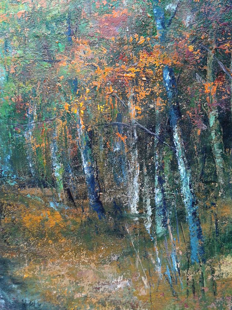 Original Expressionism Landscape Painting by Emilia Milcheva