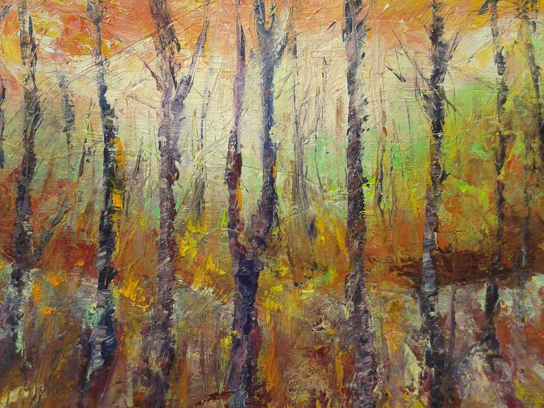 Original Expressionism Landscape Painting by Emilia Milcheva