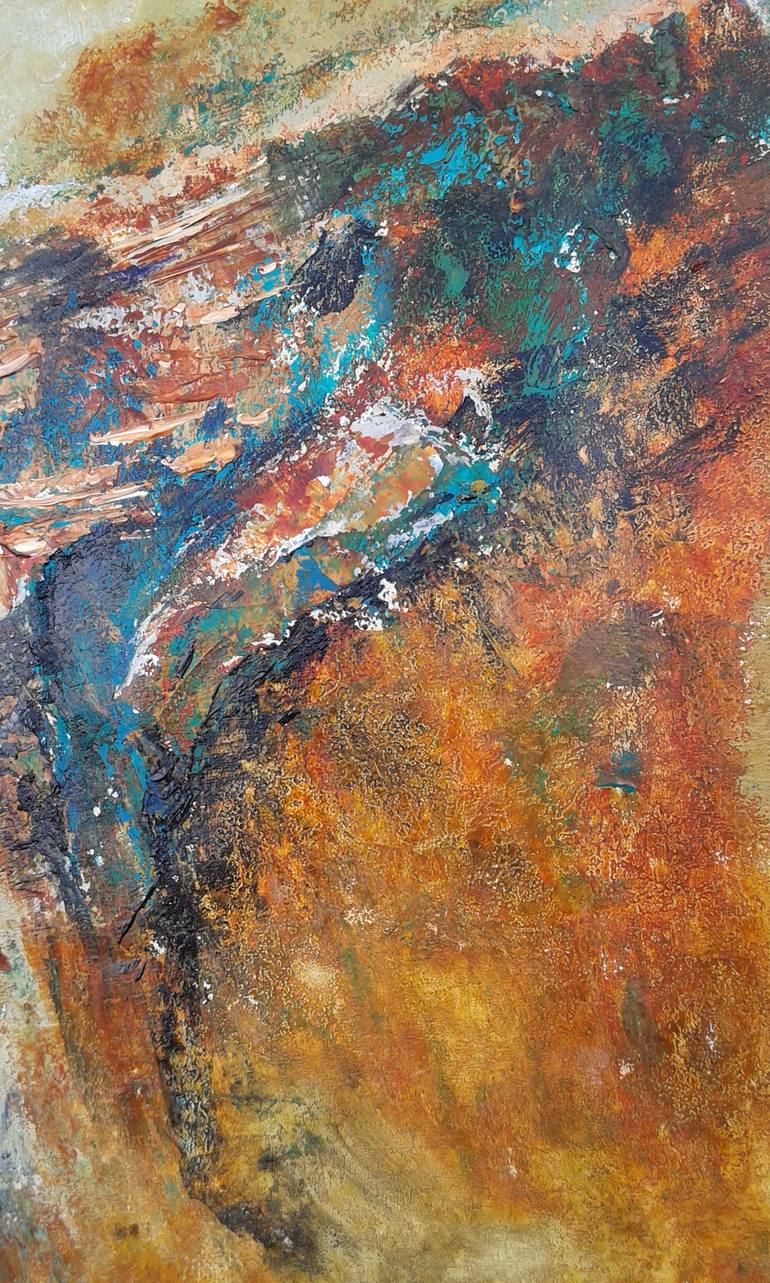 Original Expressionism Abstract Painting by Emilia Milcheva