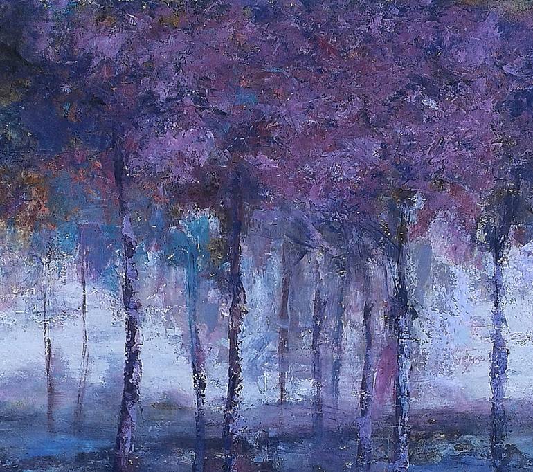 Original Expressionism Landscape Painting by Emilia Milcheva