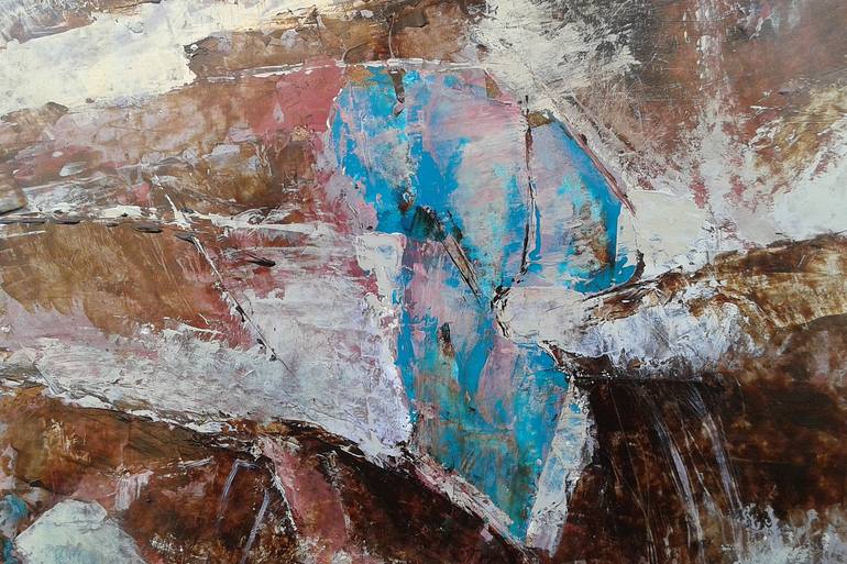 Original Abstract Expressionism Abstract Painting by Emilia Milcheva