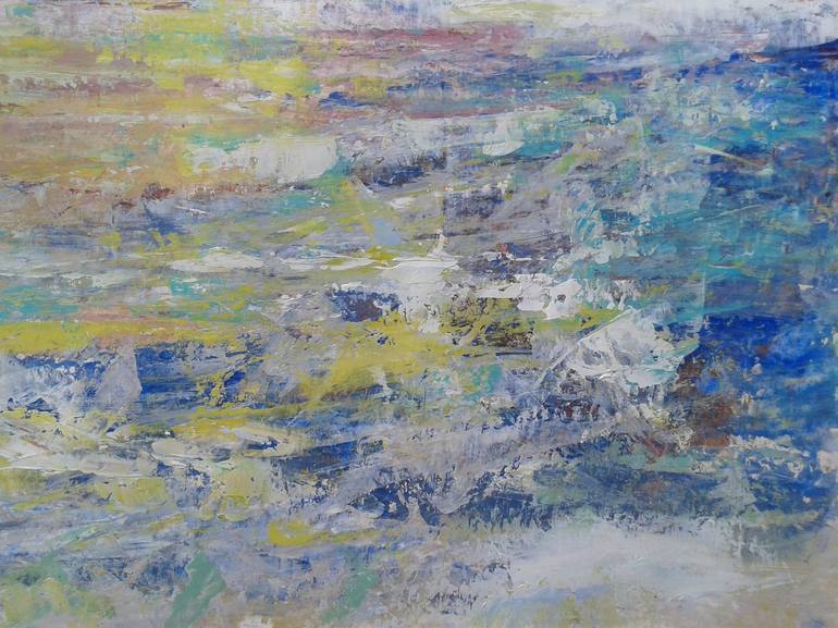 Original Abstract Seascape Painting by Emilia Milcheva