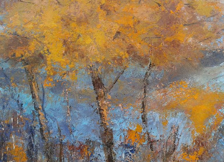 Original Expressionism Landscape Painting by Emilia Milcheva