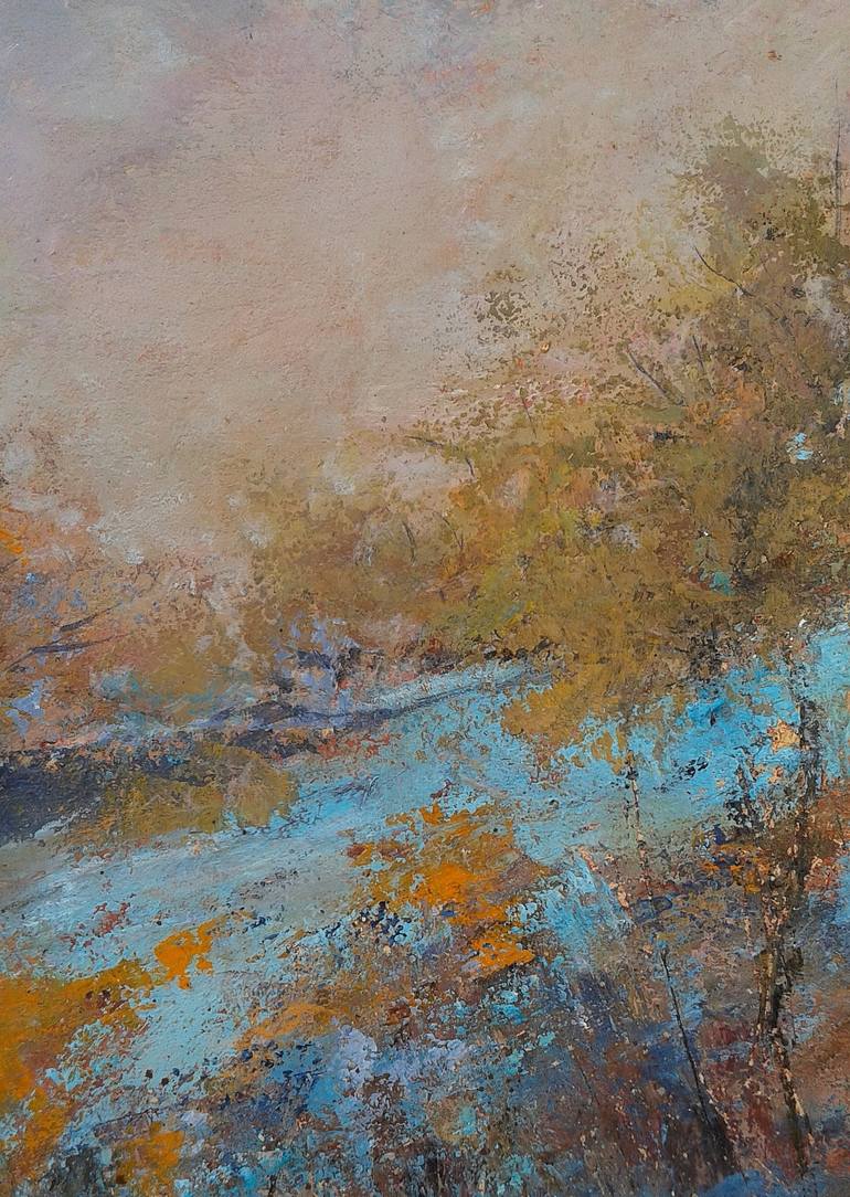 Original Expressionism Landscape Painting by Emilia Milcheva