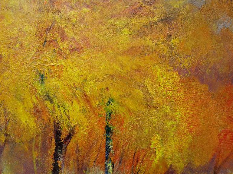 Original Expressionism Landscape Painting by Emilia Milcheva