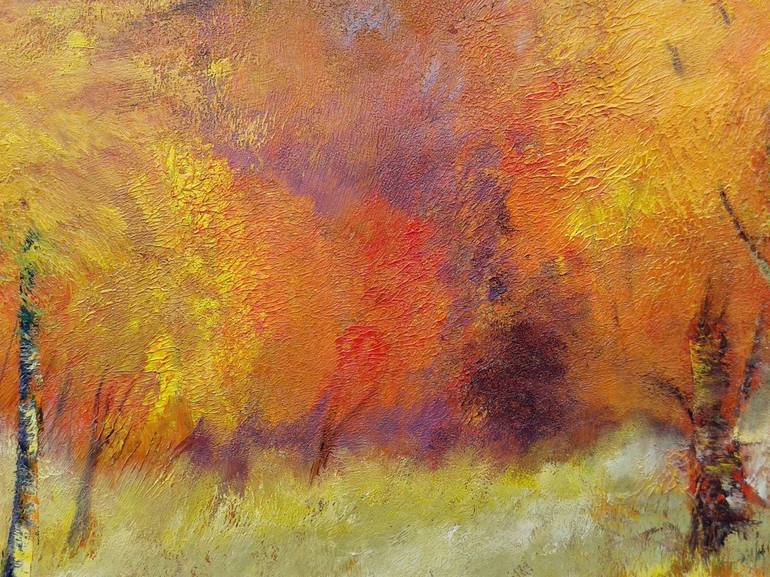 Original Expressionism Landscape Painting by Emilia Milcheva