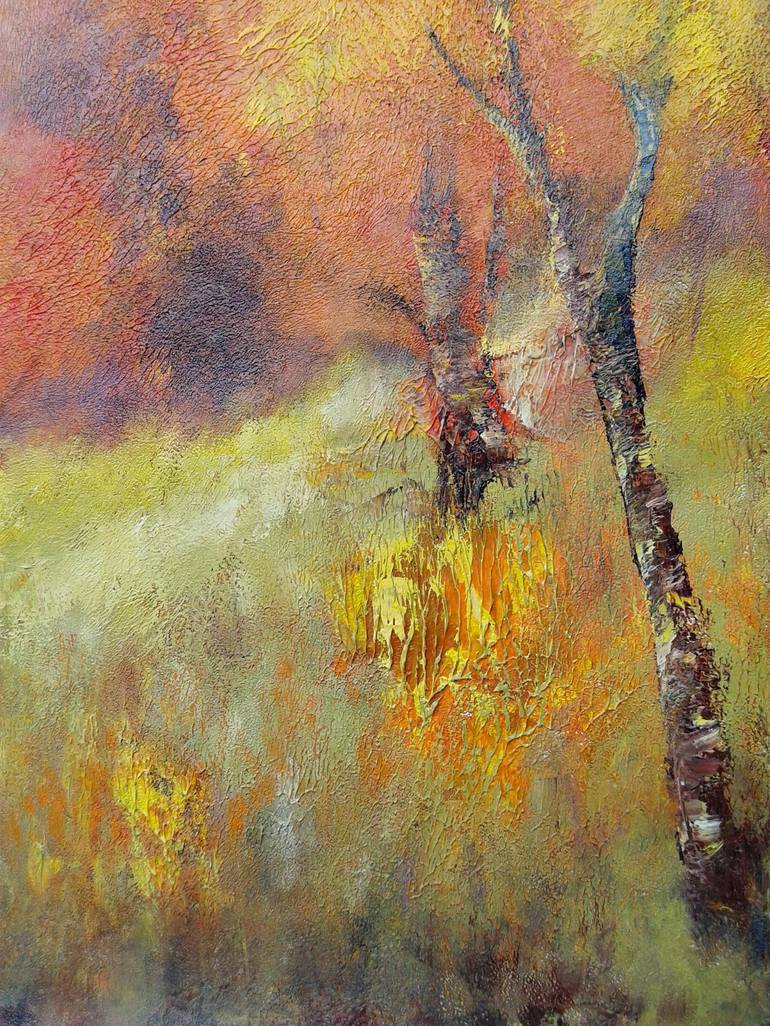 Original Expressionism Landscape Painting by Emilia Milcheva