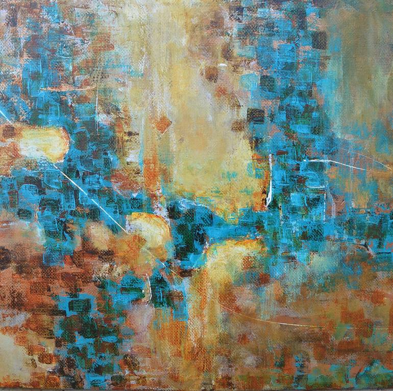 Original Abstract Expressionism Abstract Painting by Emilia Milcheva