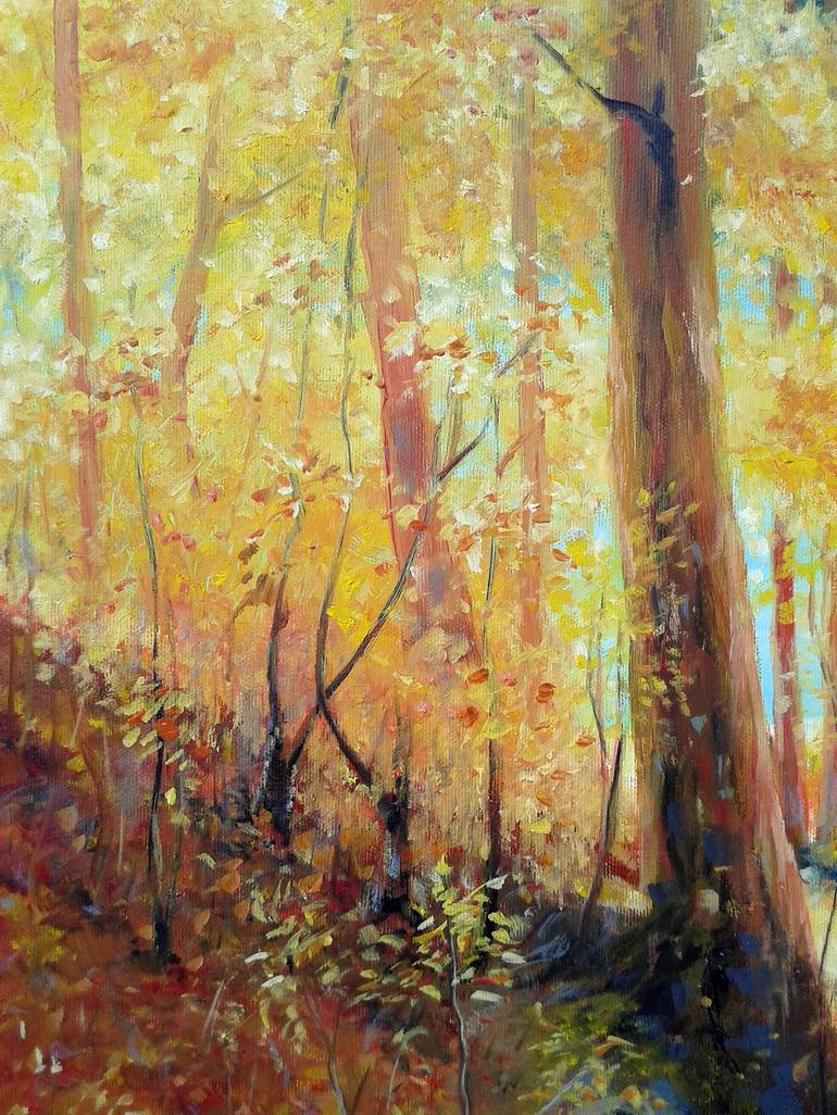 Original Expressionism Landscape Painting by Emilia Milcheva