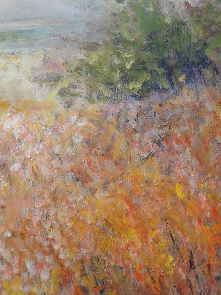 Original Expressionism Landscape Painting by Emilia Milcheva