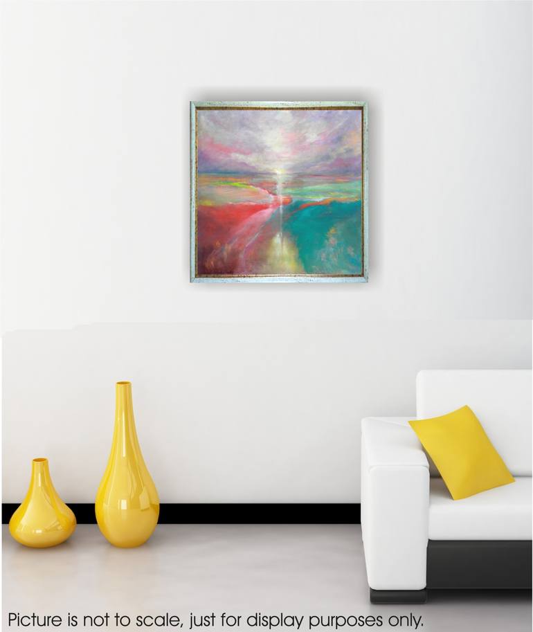 Original Abstract Landscape Painting by Emilia Milcheva