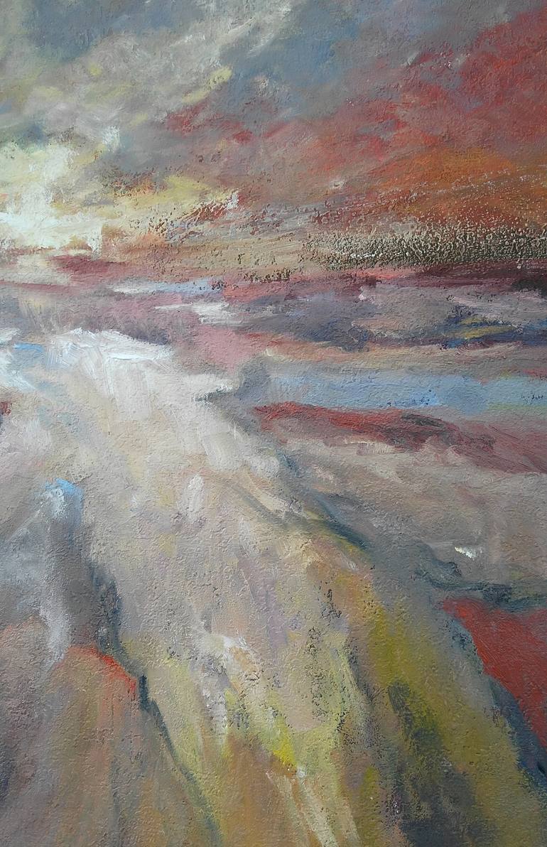 Original Abstract Landscape Painting by Emilia Milcheva