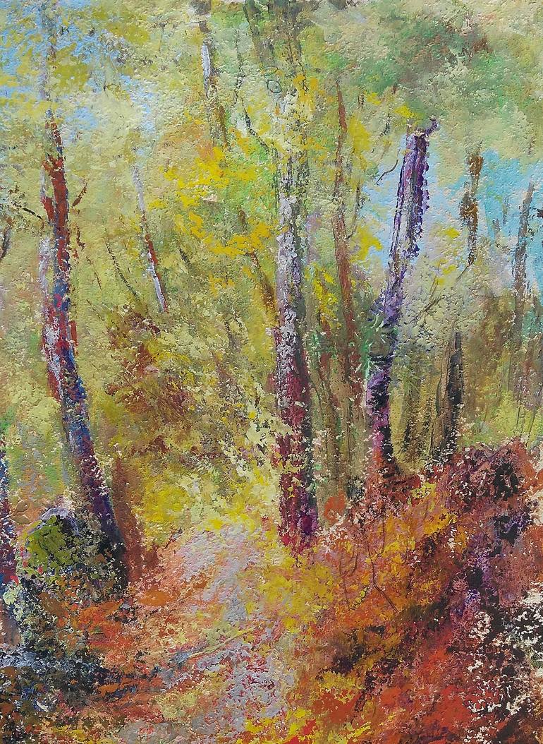 Original Expressionism Landscape Painting by Emilia Milcheva