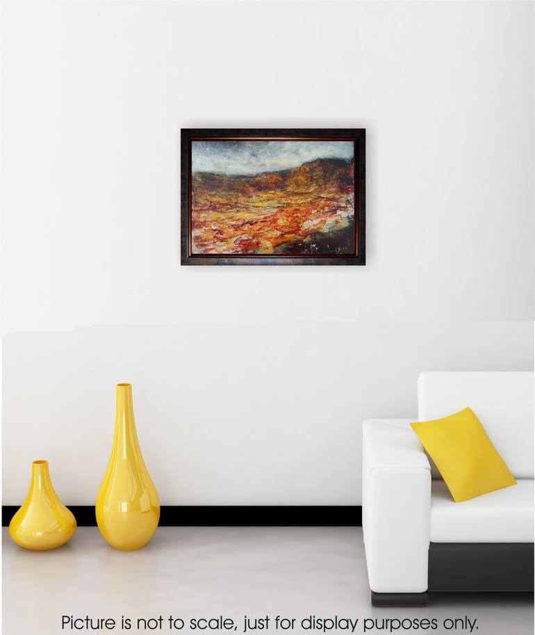 Original Abstract Landscape Painting by Emilia Milcheva