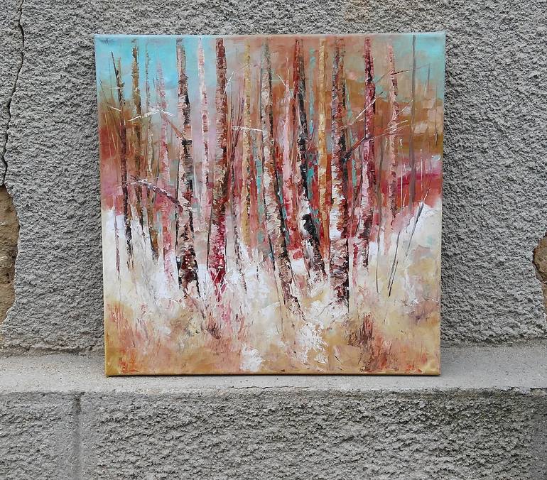 Original Expressionism Landscape Painting by Emilia Milcheva