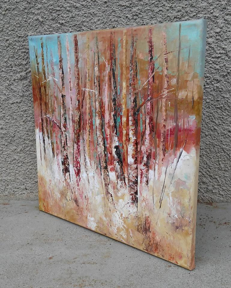 Original Expressionism Landscape Painting by Emilia Milcheva