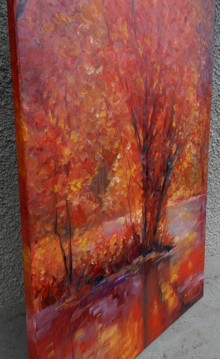 Original Impressionism Landscape Painting by Emilia Milcheva