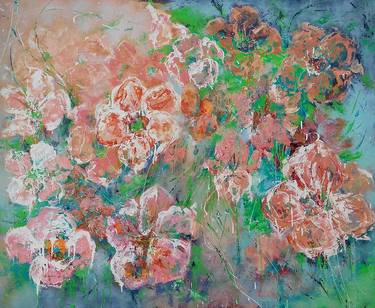 Original Expressionism Floral Paintings by Emilia Milcheva