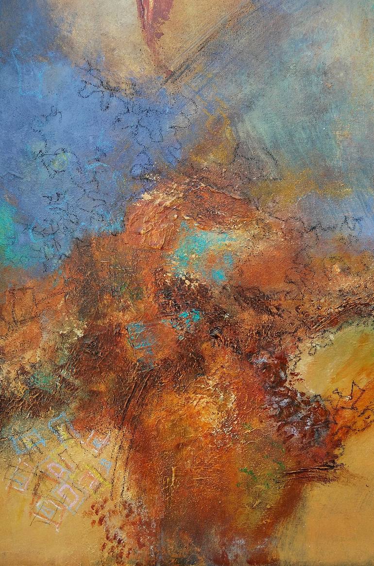 Original Abstract Expressionism Abstract Painting by Emilia Milcheva