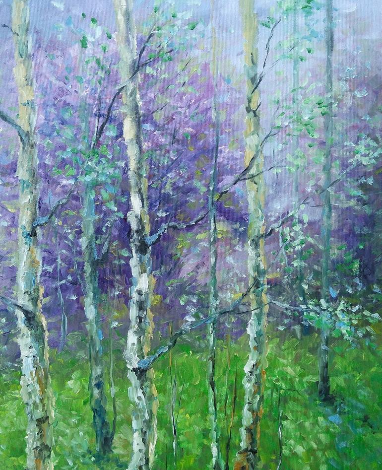 Original Impressionism Nature Painting by Emilia Milcheva