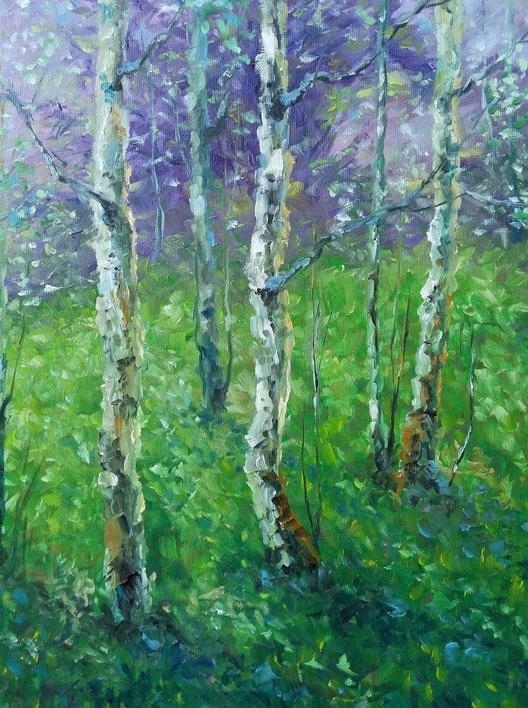 Original Impressionism Nature Painting by Emilia Milcheva