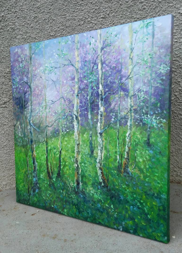 Original Impressionism Nature Painting by Emilia Milcheva