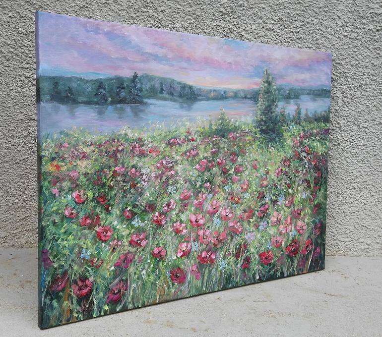 Original Impressionism Landscape Painting by Emilia Milcheva