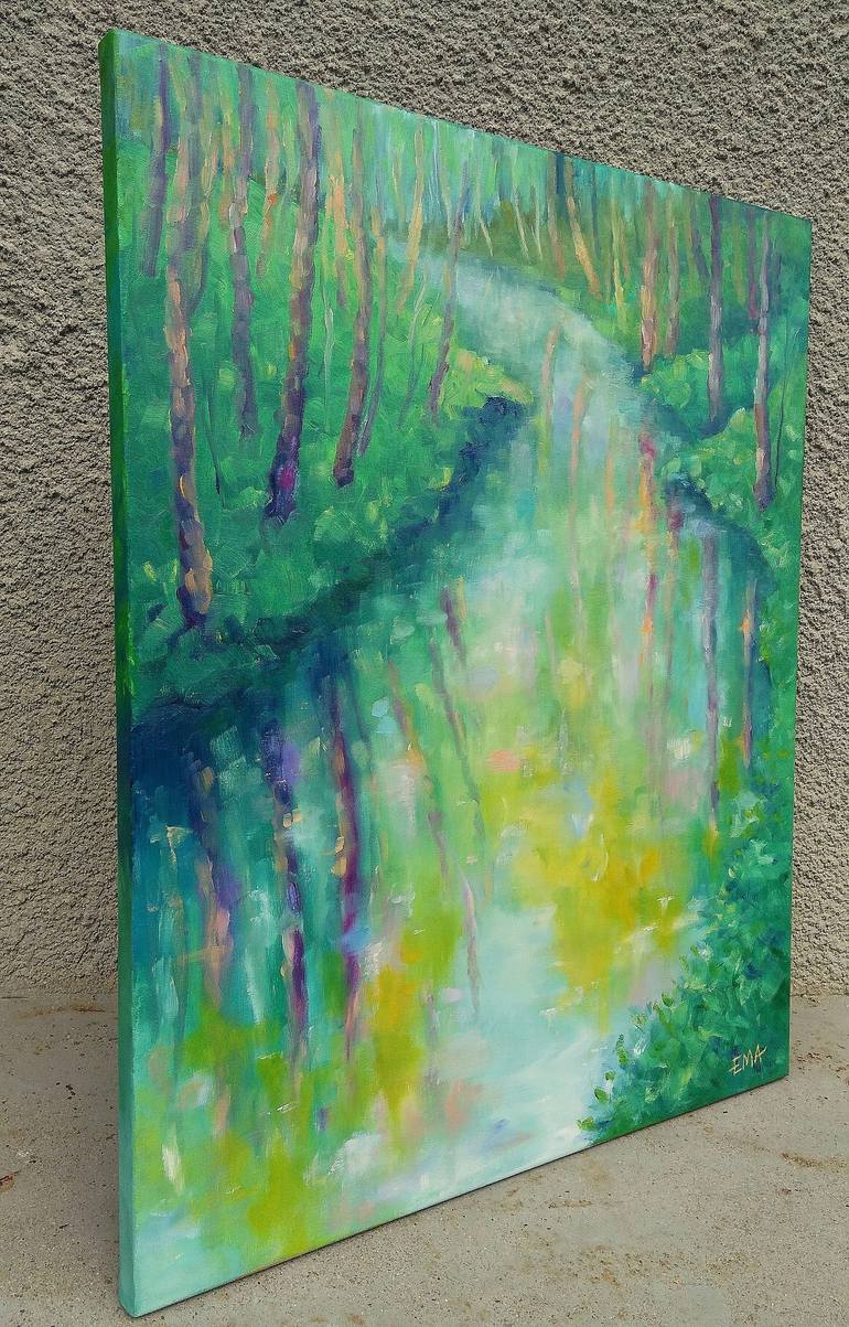 Original Impressionism Landscape Painting by Emilia Milcheva