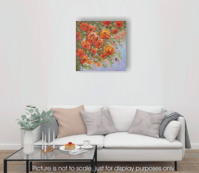 Original Expressionism Floral Painting by Emilia Milcheva