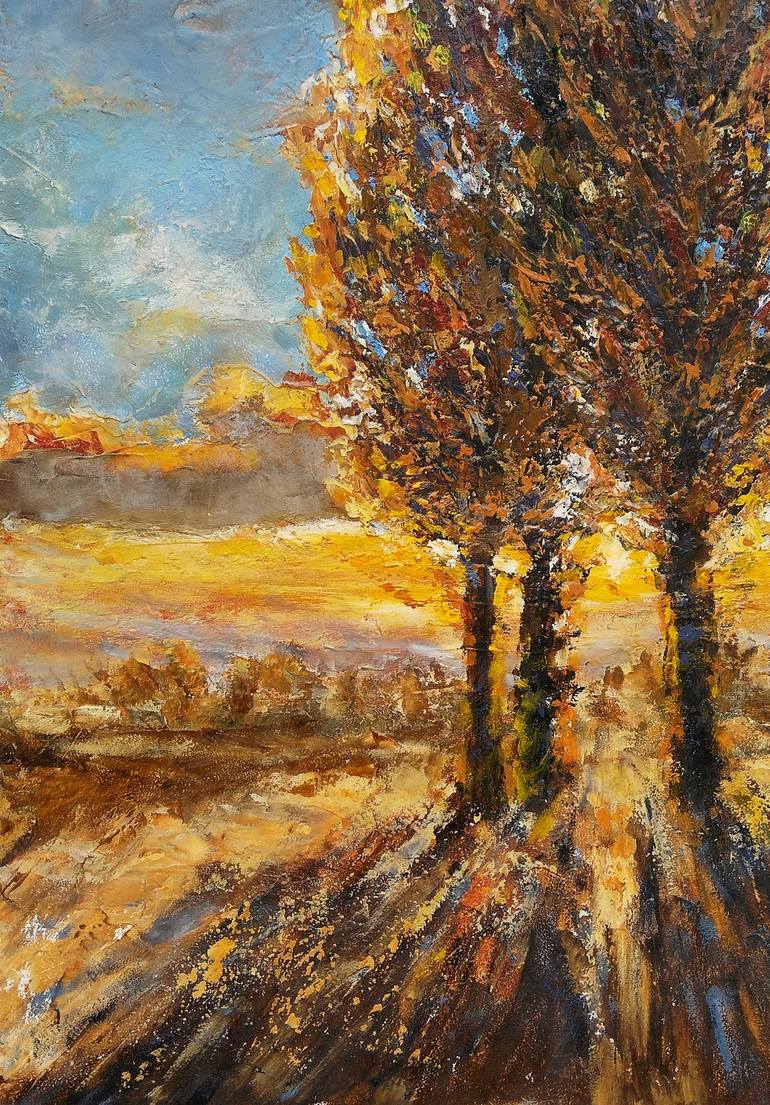 Original Impressionism Landscape Painting by Emilia Milcheva