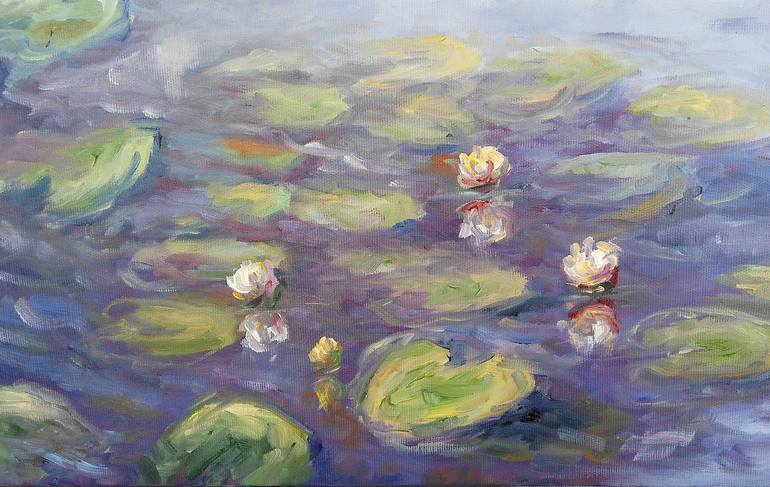 Original Impressionism Water Painting by Emilia Milcheva