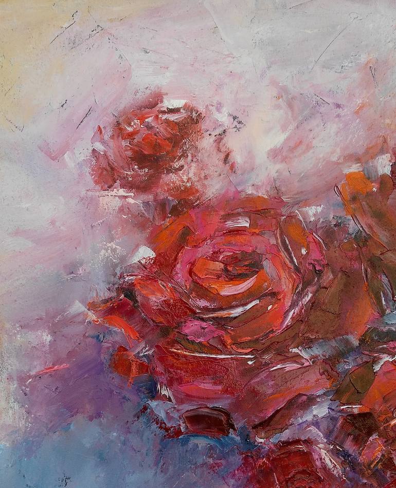 Original Fine Art Floral Painting by Emilia Milcheva